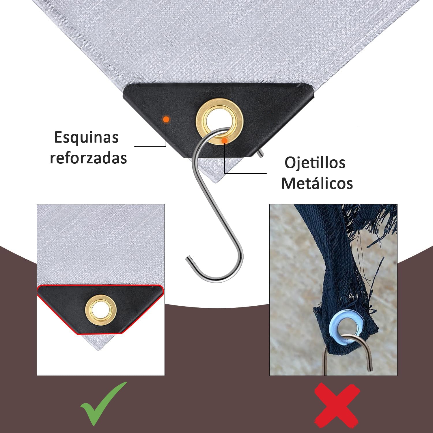 LONA IMPERMEABLE MULTIUSO COBERTOR TOLDO FUNDA 3X5 MTS - 6