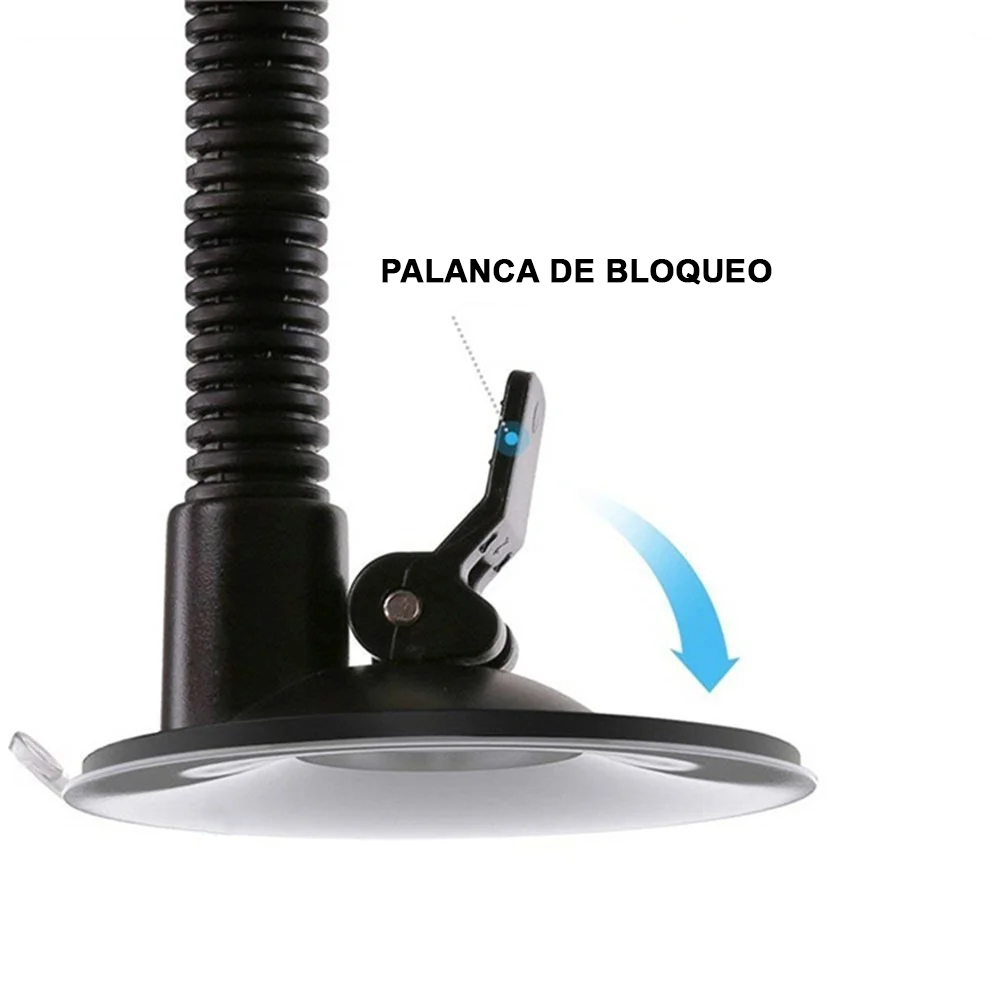 SOPORTE CELULAR AUTO PORTA TELÉFONO PARABRISAS VIDRIO - 3