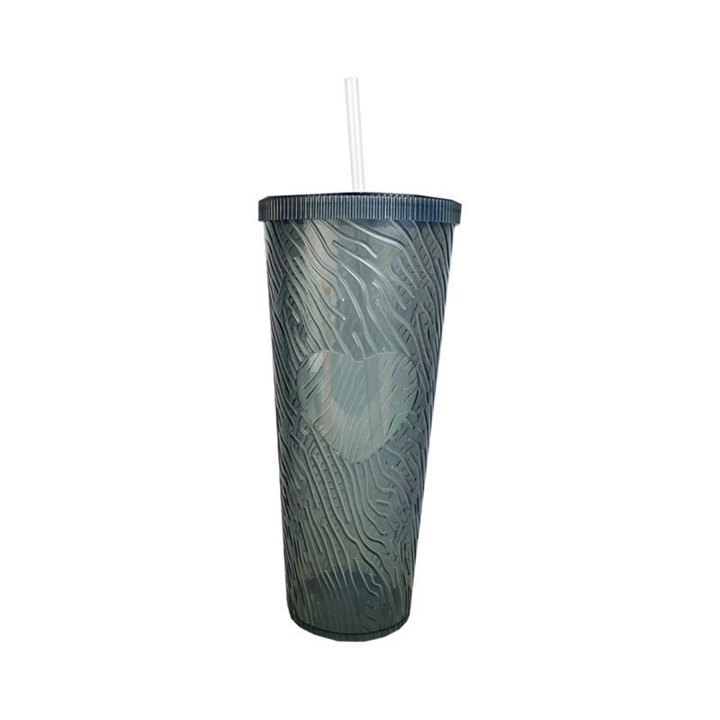 Vasos Grandes 1 Litro Con Tapa Bombilla Reutilizables