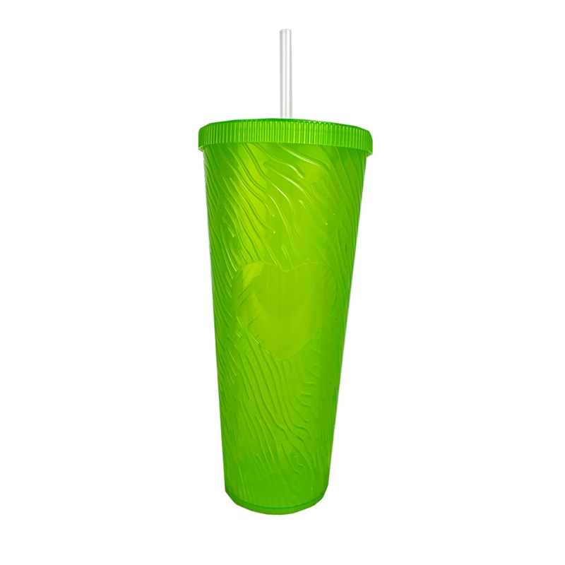 Vasos Grandes 1 Litro Con Tapa Bombilla Reutilizables
