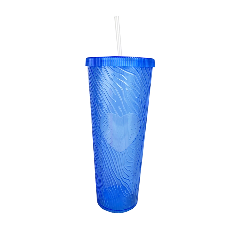 Vasos Grandes 1 Litro Con Tapa Bombilla Reutilizables