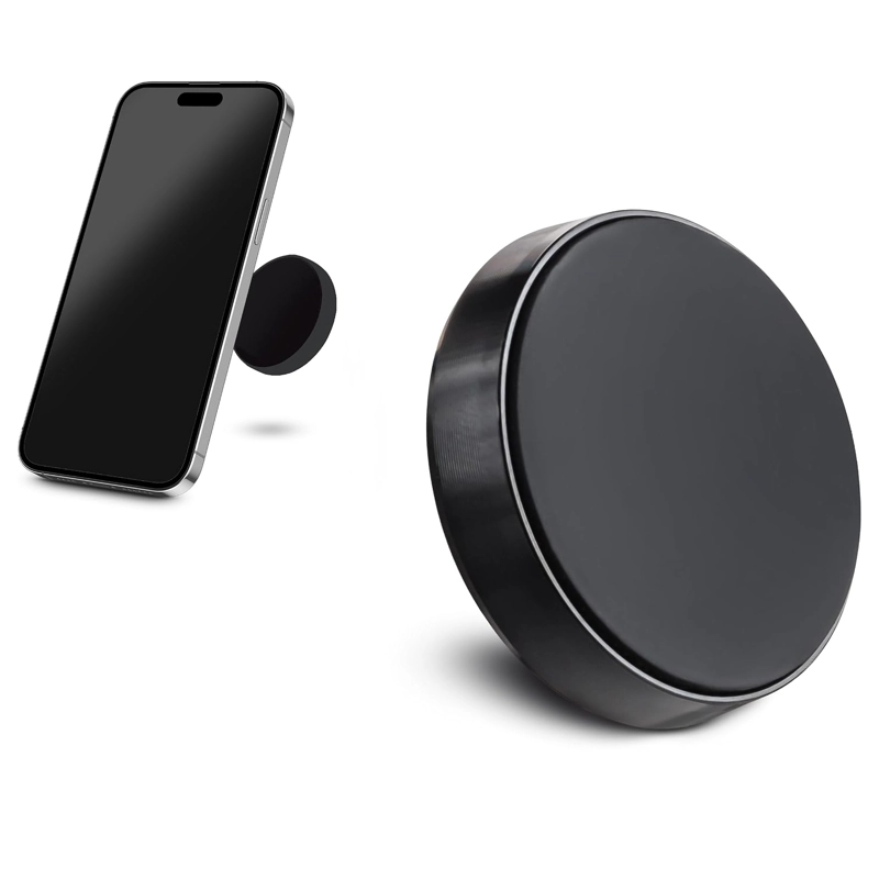 SOPORTE TELEFONO PARA AUTO PORTA CELULAR CON IMAN MAGNETICO NEGRO - 1