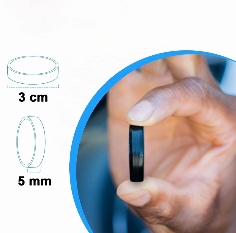 SOPORTE TELEFONO PARA AUTO PORTA CELULAR CON IMAN MAGNETICO NEGRO - 2