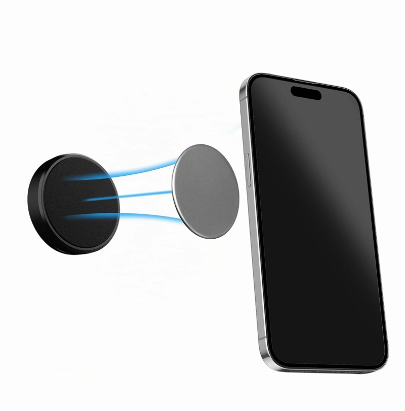 SOPORTE TELEFONO PARA AUTO PORTA CELULAR CON IMAN MAGNETICO NEGRO - 3