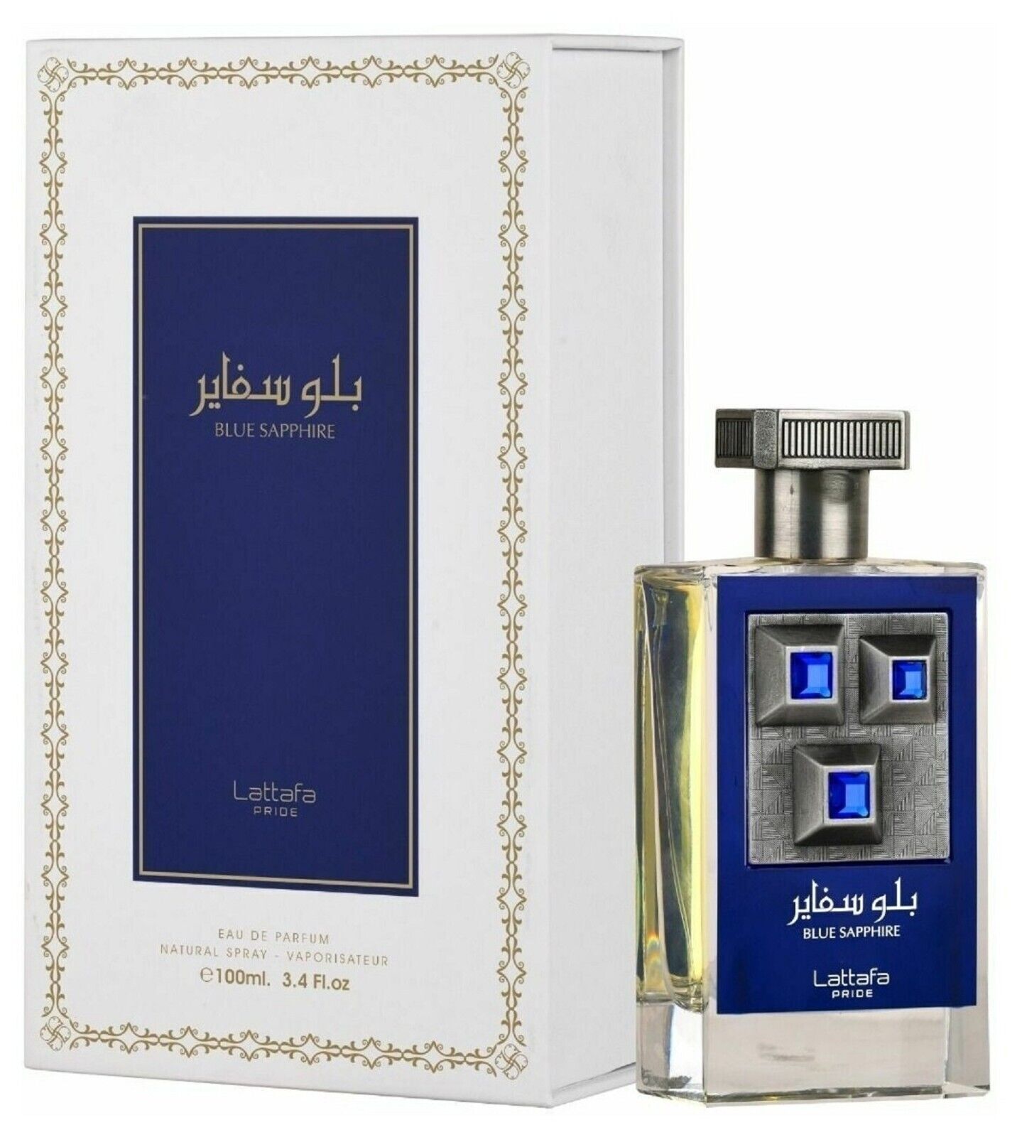 PERFUME LATTAFA PRIDE BLUE SAPPHIRE EDP 100 ML UNISEX - 1