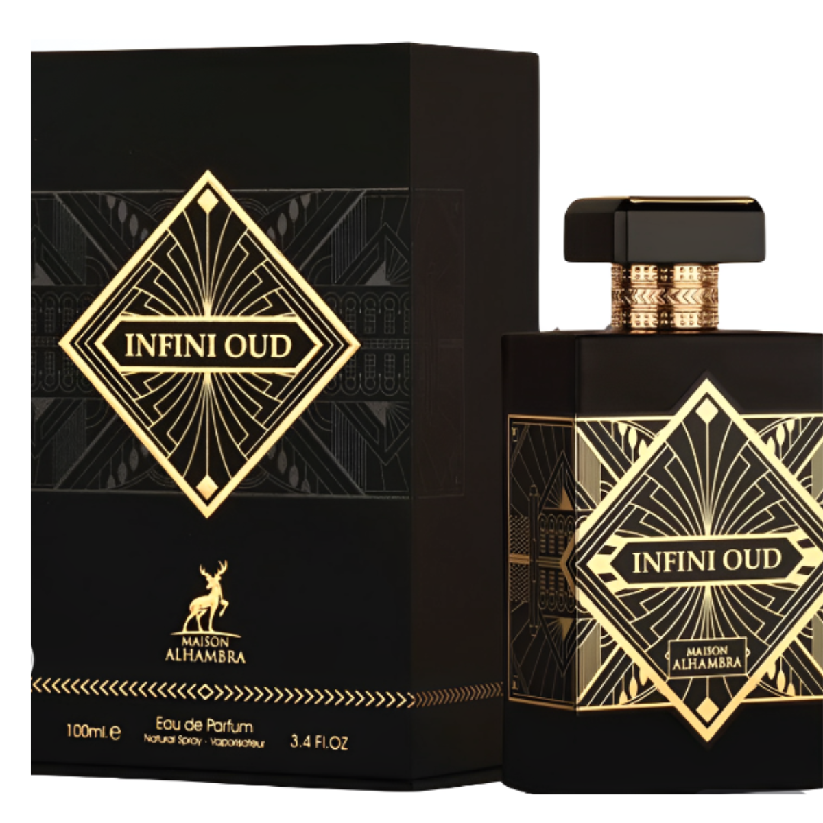 PERFUME MAISON ALHAMBRA INFINI OUD UNISEX EDP 100 ML - 1