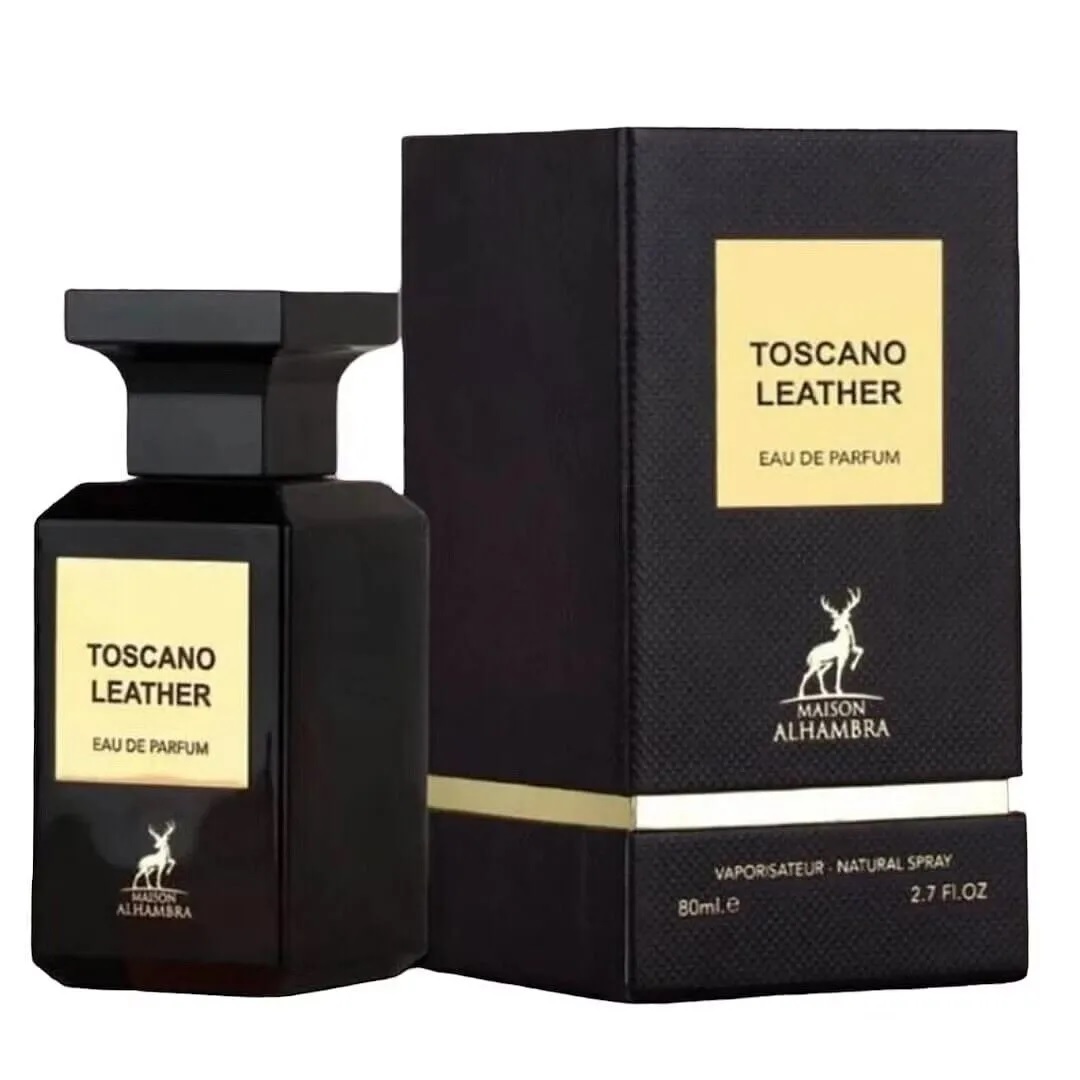 PERFUME MAISON ALHAMBRA TOSCANO LEATHER UNISEX EDP 80 ML - 2