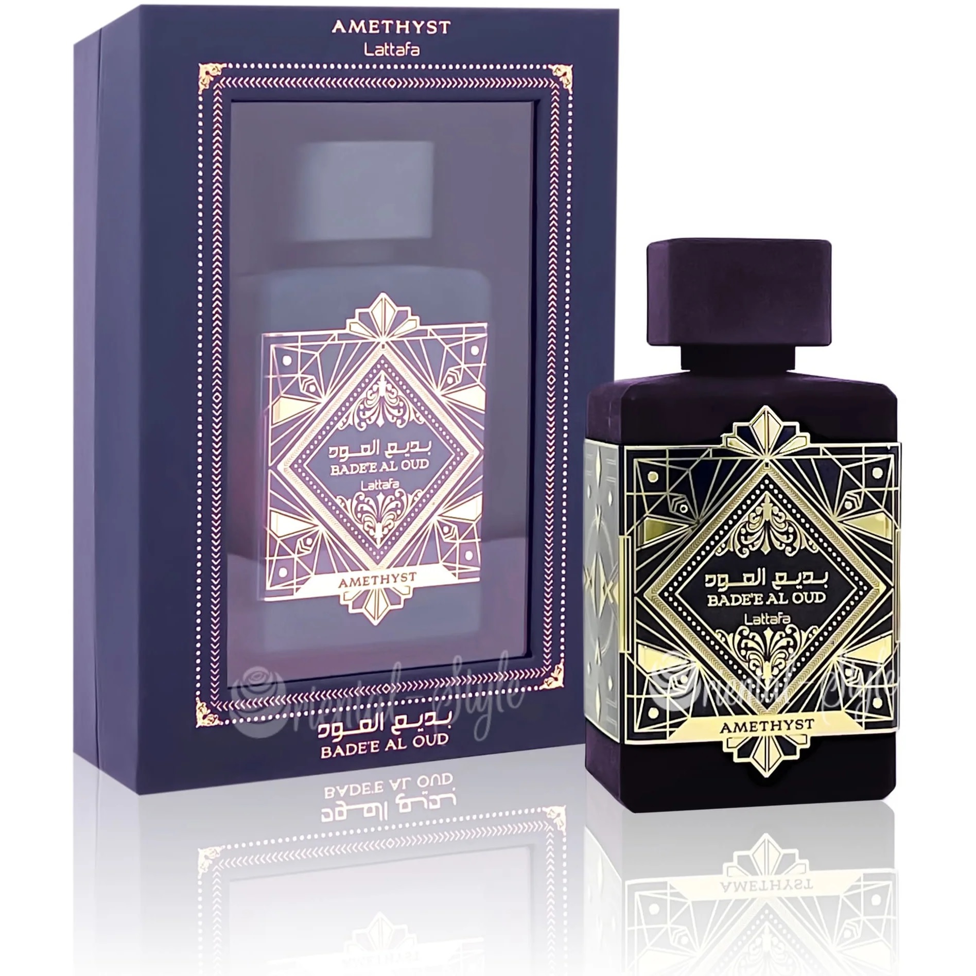 PERFUME LATTAFA BADEE AL OUD AMETHYST EDP 100 ML UNISEX - 1