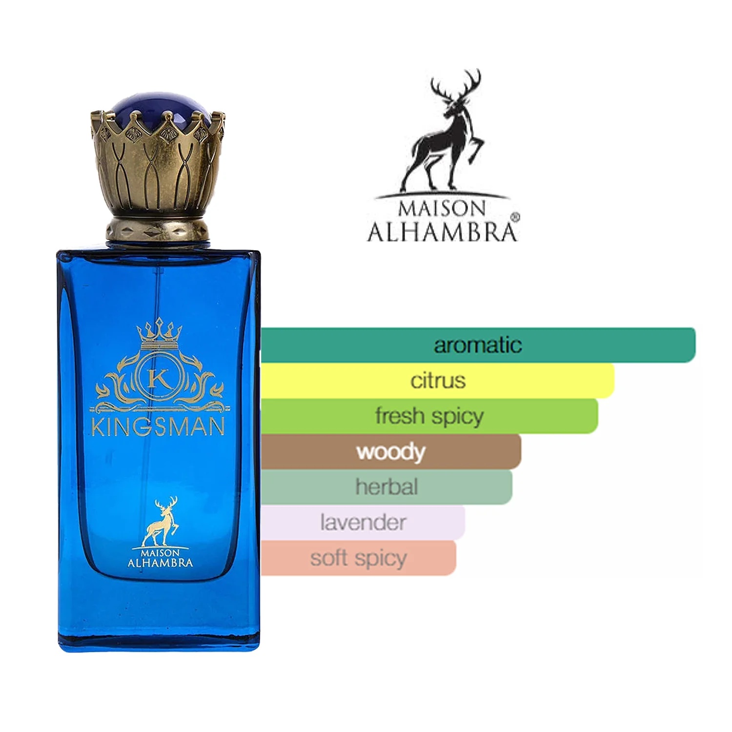 PERFUME MAISON ALHAMBRA KINGSMAN HOMBRE EDP 100 ML - 3