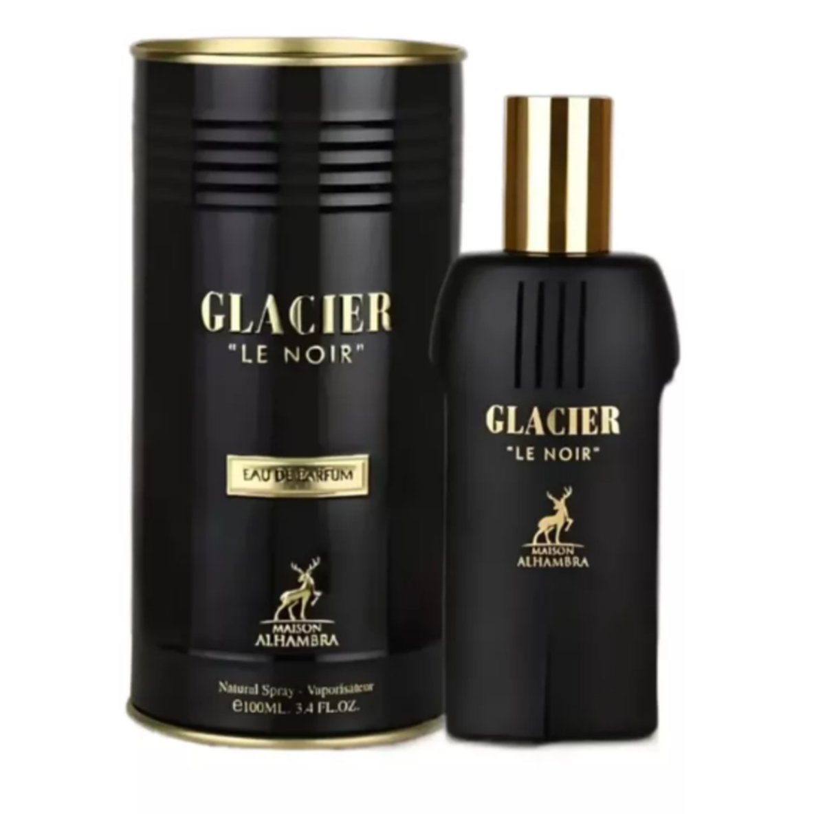 PERFUME MAISON ALHAMBRA GLACIER LE NOIR S HOMBRE EDP 100 ML - 2