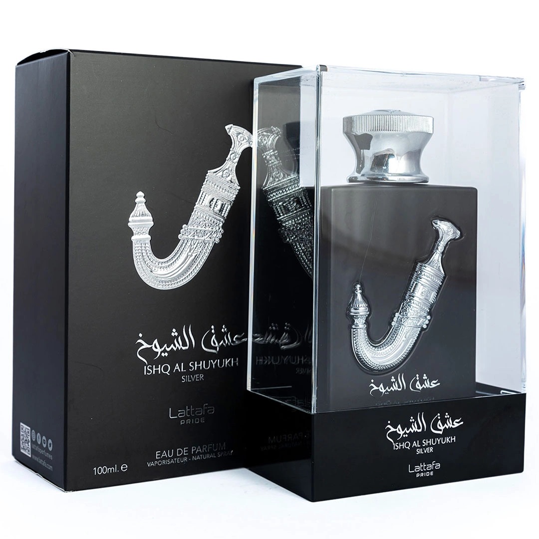 PERFUME LATTAFA PRIDE ISHQ AL SHUYUKH SILVER EDP 100 ML UNISEX - 1