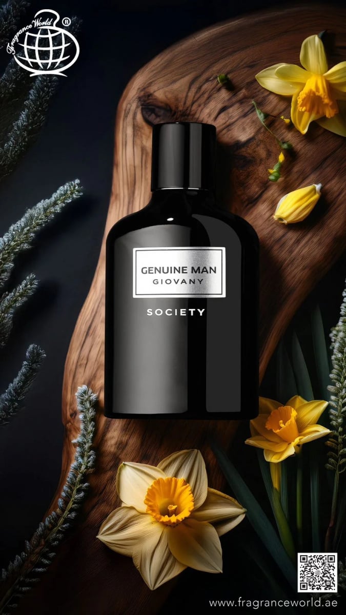 PERFUME FRAGRANCE WORLD GENUINE MAN GIOVANY SOCIETY EDP 100 ML HOMBRES - 3