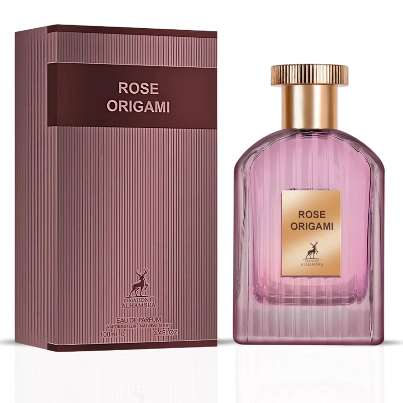 PERFUME MAISON ALHAMBRA ROSE ORIGAMI EDP 100 ML UNISEX - 1