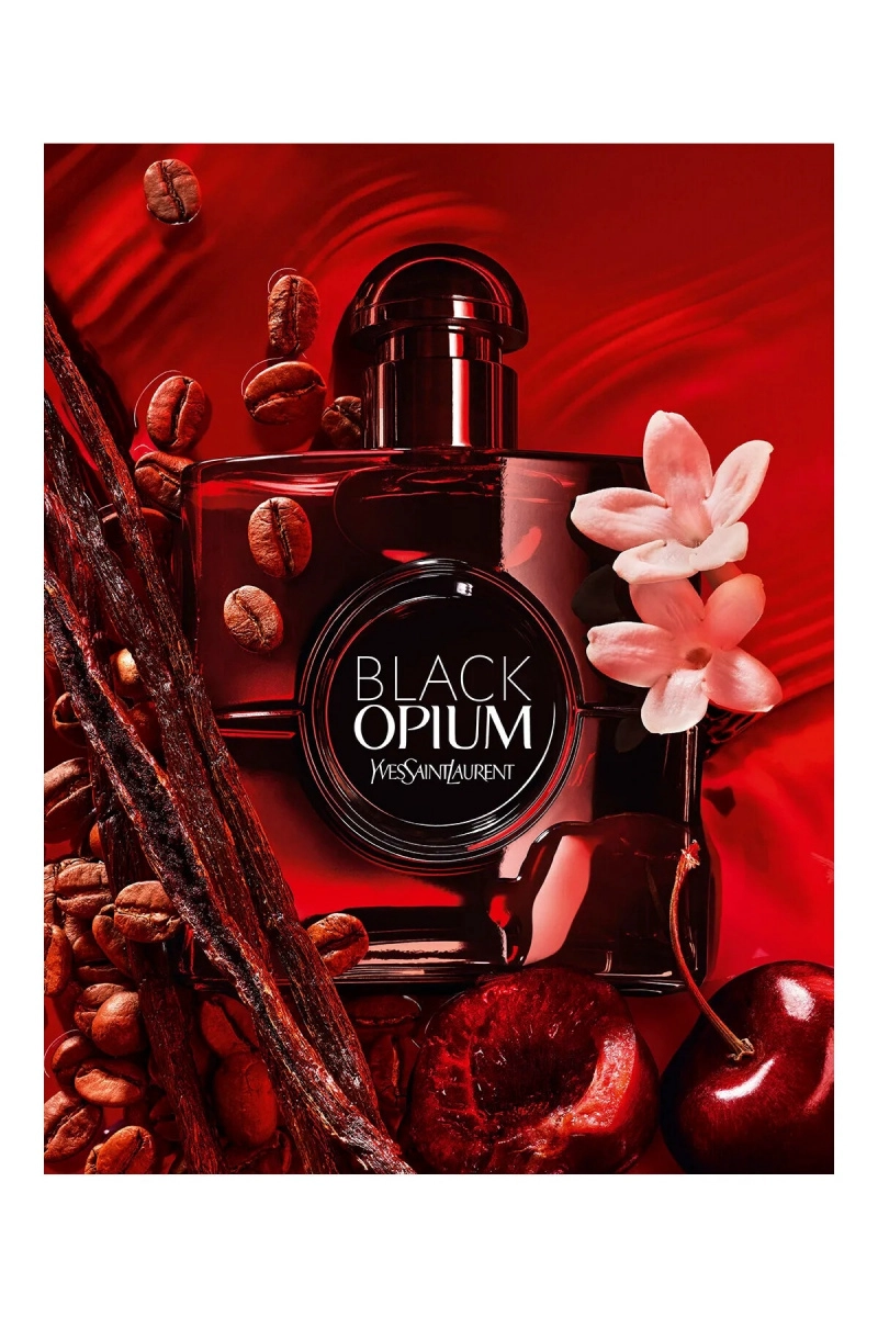 PERFUME YVES SAINT LAURENT BLACK OPIUM OVER RED EDP 30 ML MUJER - 4
