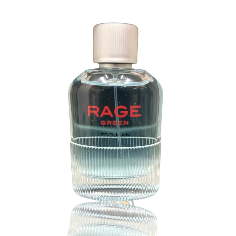 PERFUME FRAGRANCE WORLD RAGE GREEN FOR MAN EDP 90 ML - 2