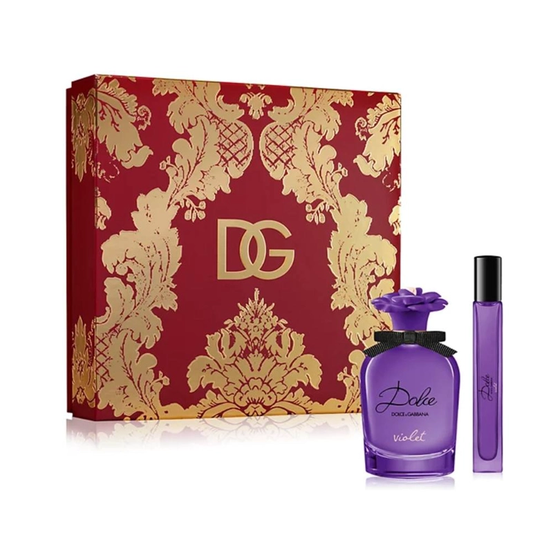PERFUME DOLCE & GABBANA ESTUCHE VIOLET EDT 75 ML + MINI EDT 10 ML MUJER - 1