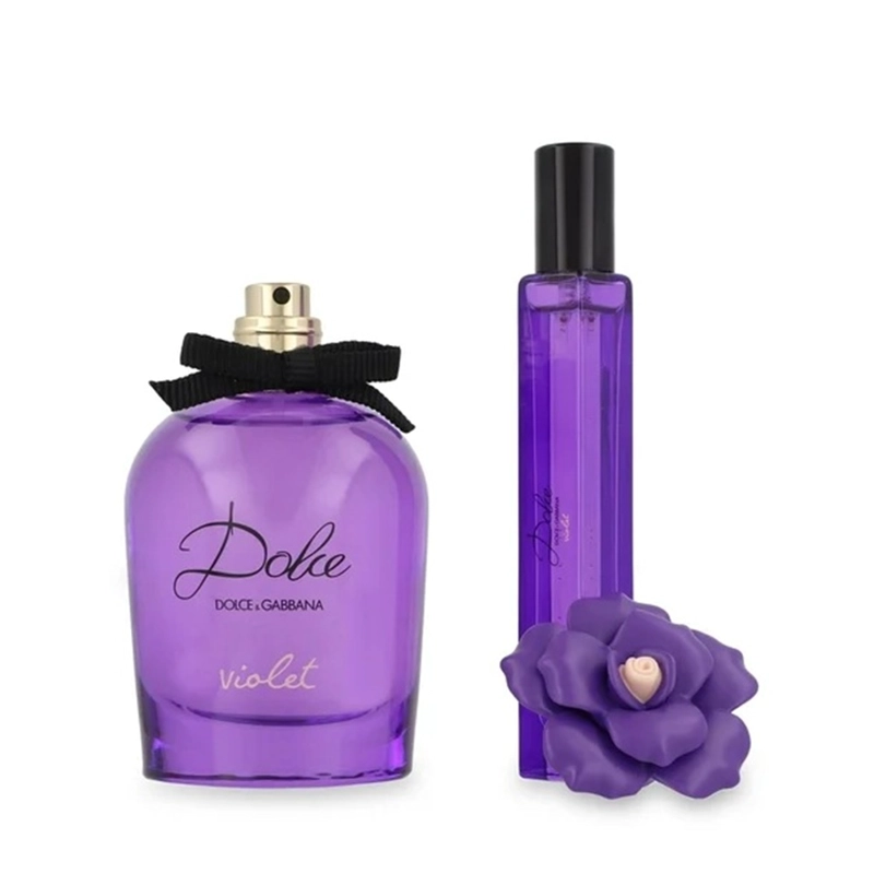 PERFUME DOLCE & GABBANA ESTUCHE VIOLET EDT 75 ML + MINI EDT 10 ML MUJER - 3