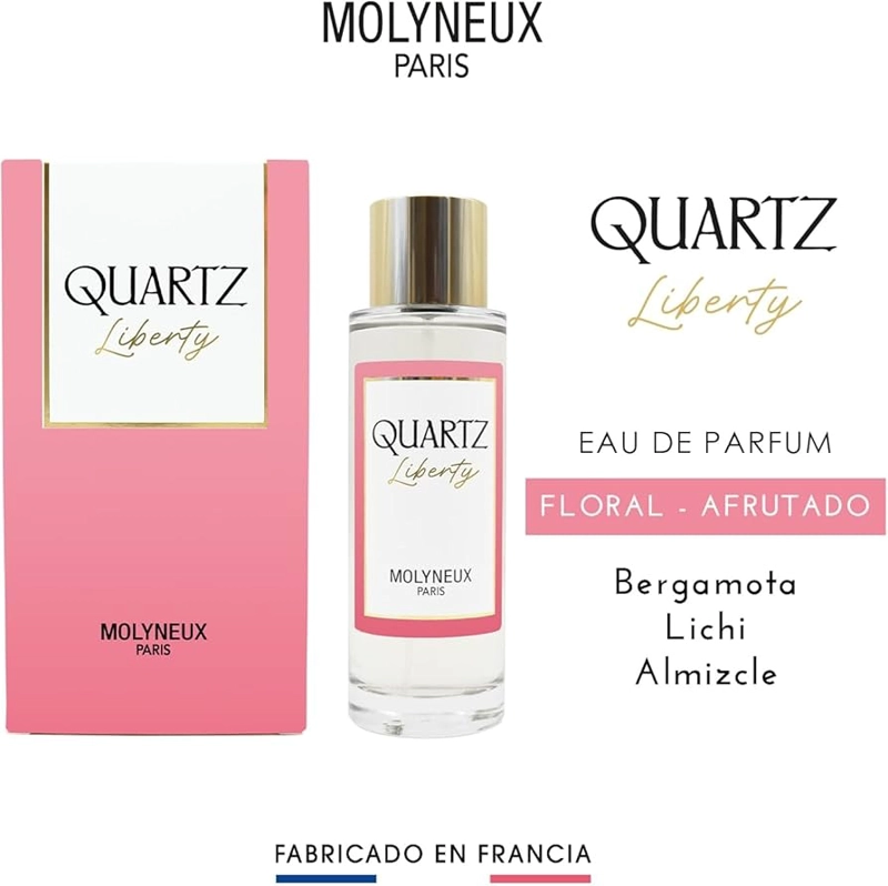 PERFUME MOLYNEUX QUARTZ LIBERTY EDP 100 ML MUJER - 4