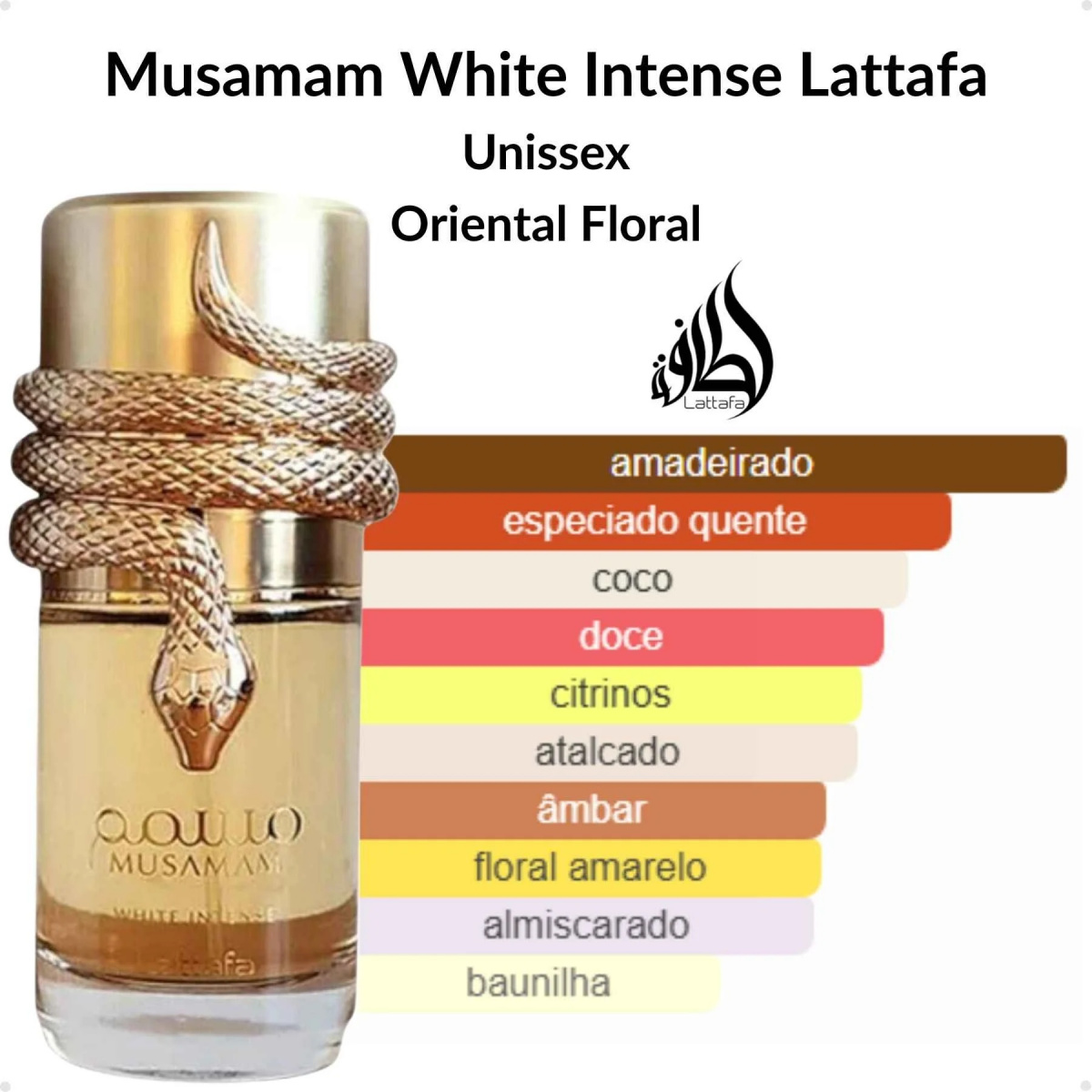 PERFUME LATTAFA MUSAMAM WHITE INTENSE EDP 100 ML UNISEX - 4