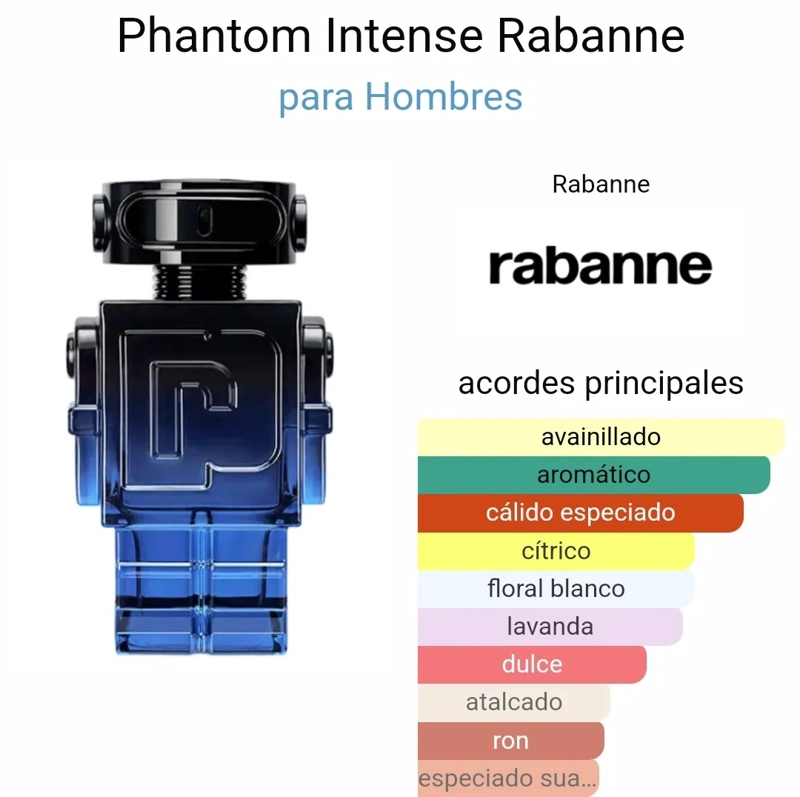 PERFUME PACO RABANNE PHANTOM INTENSE EDP 100 ML HOMBRES - 3