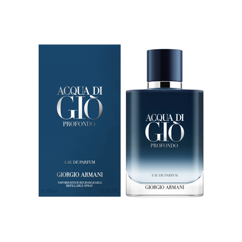 PERFUME GIORGIO ARMANI ACQUA DI GIO PROFONDO EDP 100 ML RECARGABLE HOMBRES - 1