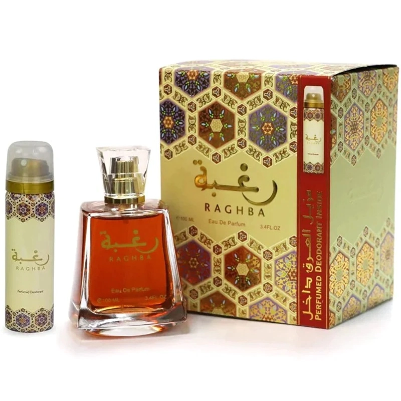 PERFUME LATTAFA RAGHBA EDP 100 ML UNISEX + DESODORANTE SPRAY 75 ML - 4