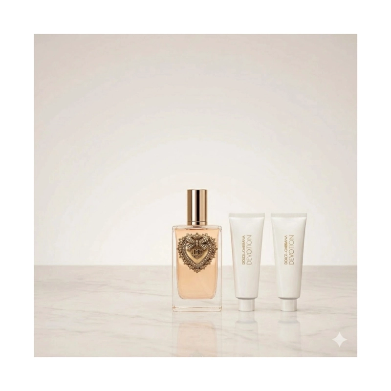 PERFUME DOLCE & GABBANA DEVOTION EDP 100 + SHOWER GEL 50 ML + BODY LOTION 50 ML MUJER - 3