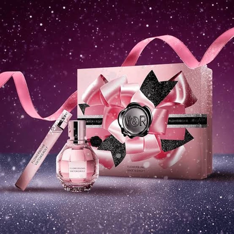 PERFUME VIKTOR&ROLF FLOWERBOMB ESTUCHE EDP 50ML+ MINI EDP 10ML - 3