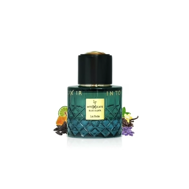 PERFUME KHADLAJ LA FEDE INTOXICATE BLUE ELIXIR EDP 100 ML HOMBRES - 1