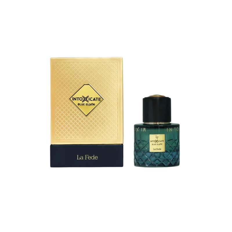 PERFUME KHADLAJ LA FEDE INTOXICATE BLUE ELIXIR EDP 100 ML HOMBRES - 3