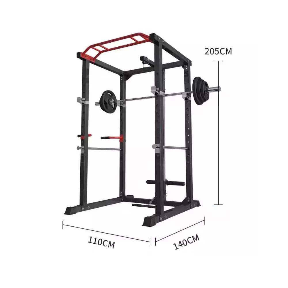 JAULA SPORTIME ELITE-1095 POTENCIA CROSSFIT CON POLEA POWER RACK R300 PRO - 5