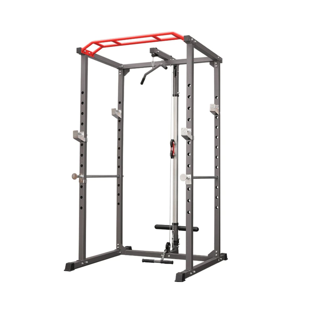 JAULA SPORTIME ELITE-1095 POTENCIA CROSSFIT CON POLEA POWER RACK R300 PRO - 8