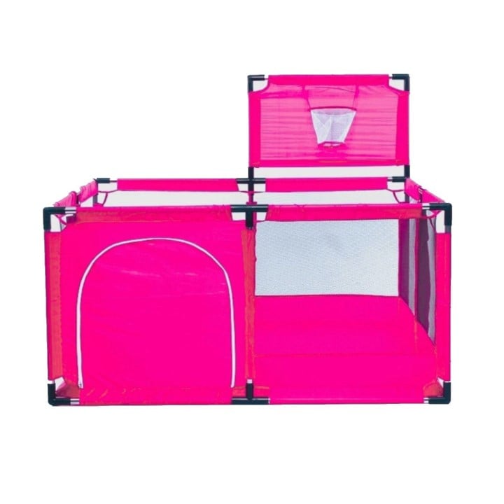 CORRAL MUNDO ONLINE SEGURIDAD BEBÉS ARO BASKET 128 CM ROSADO - 2
