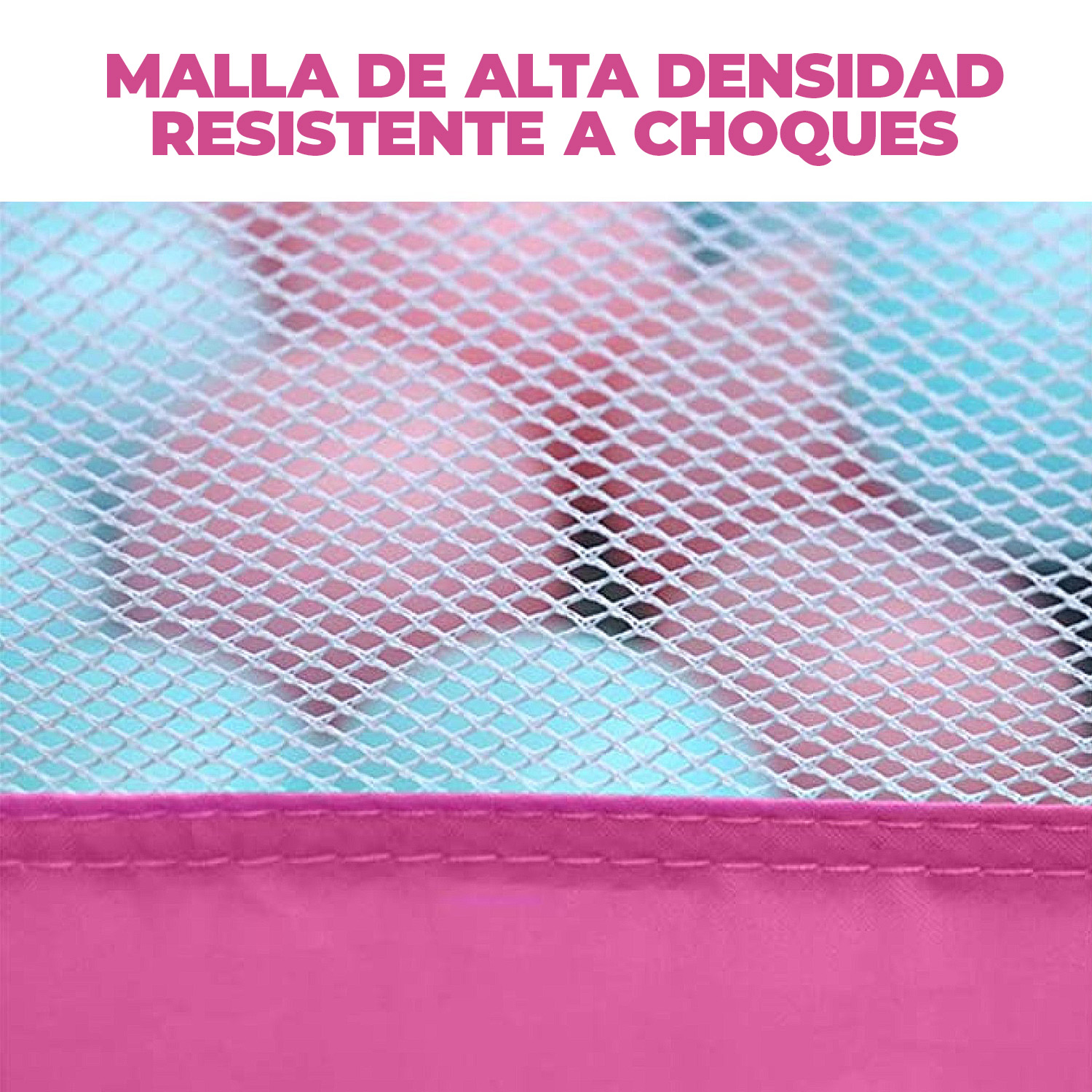 CORRAL MUNDO ONLINE SEGURIDAD BEBÉS ARO BASKET 180 CM ROSADO - 6