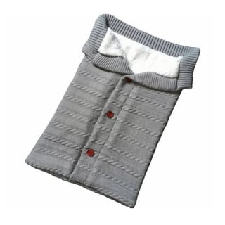 SACO MUNDO ONLINE MANTA DORMIR CHIPORRO BEBÉS GRIS - 1