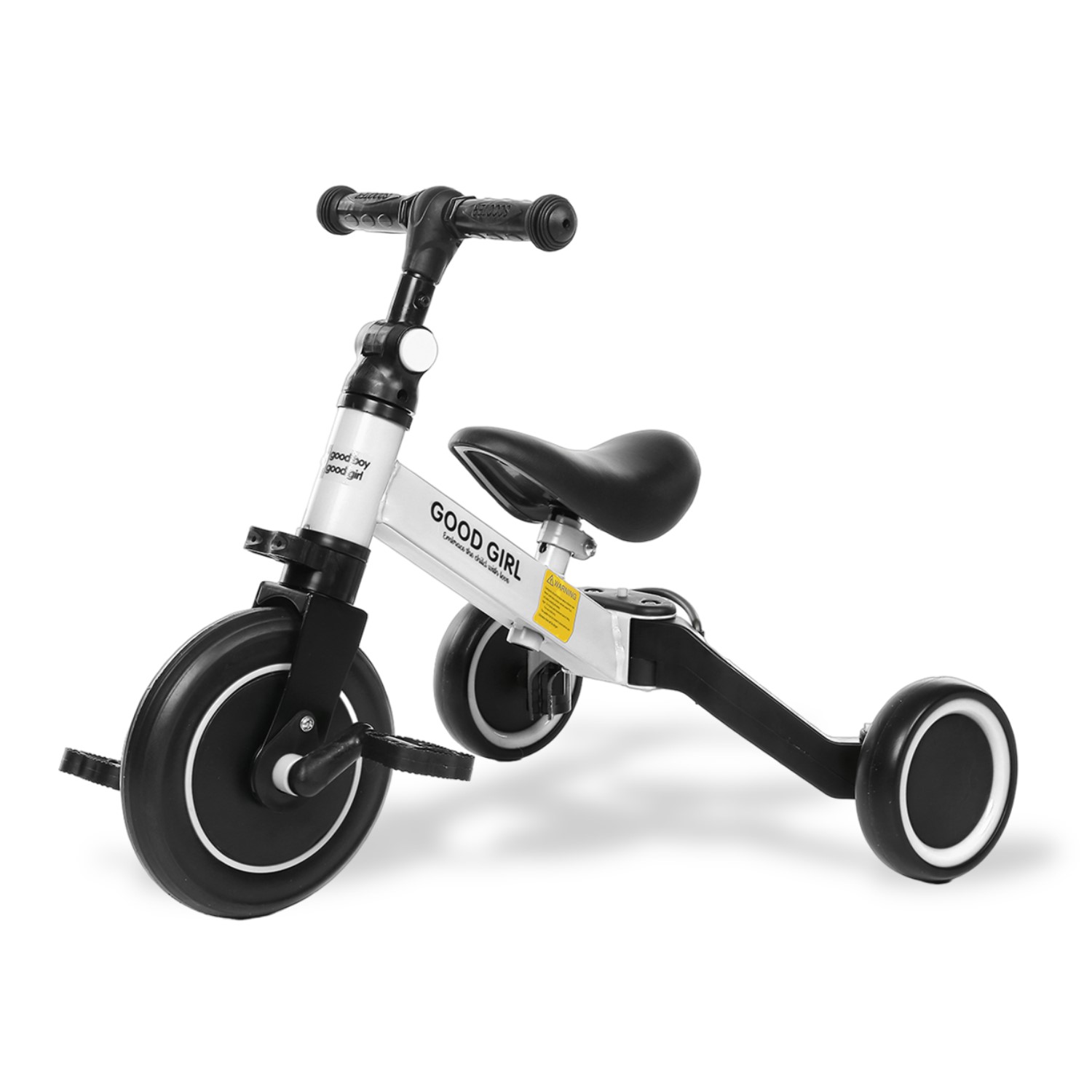 TRICICLO CORREPASILLOS MUNDO ONLINE BLANCO MULTIPOSICIONES 3 EN 1 - 1