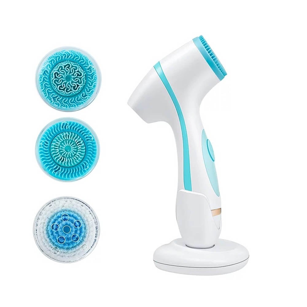 CEPILLO DE LIMPIEZA MUNDO ONLINE FACIAL ELECTRICO 3 EN 1 EXFOLIANTE - 1