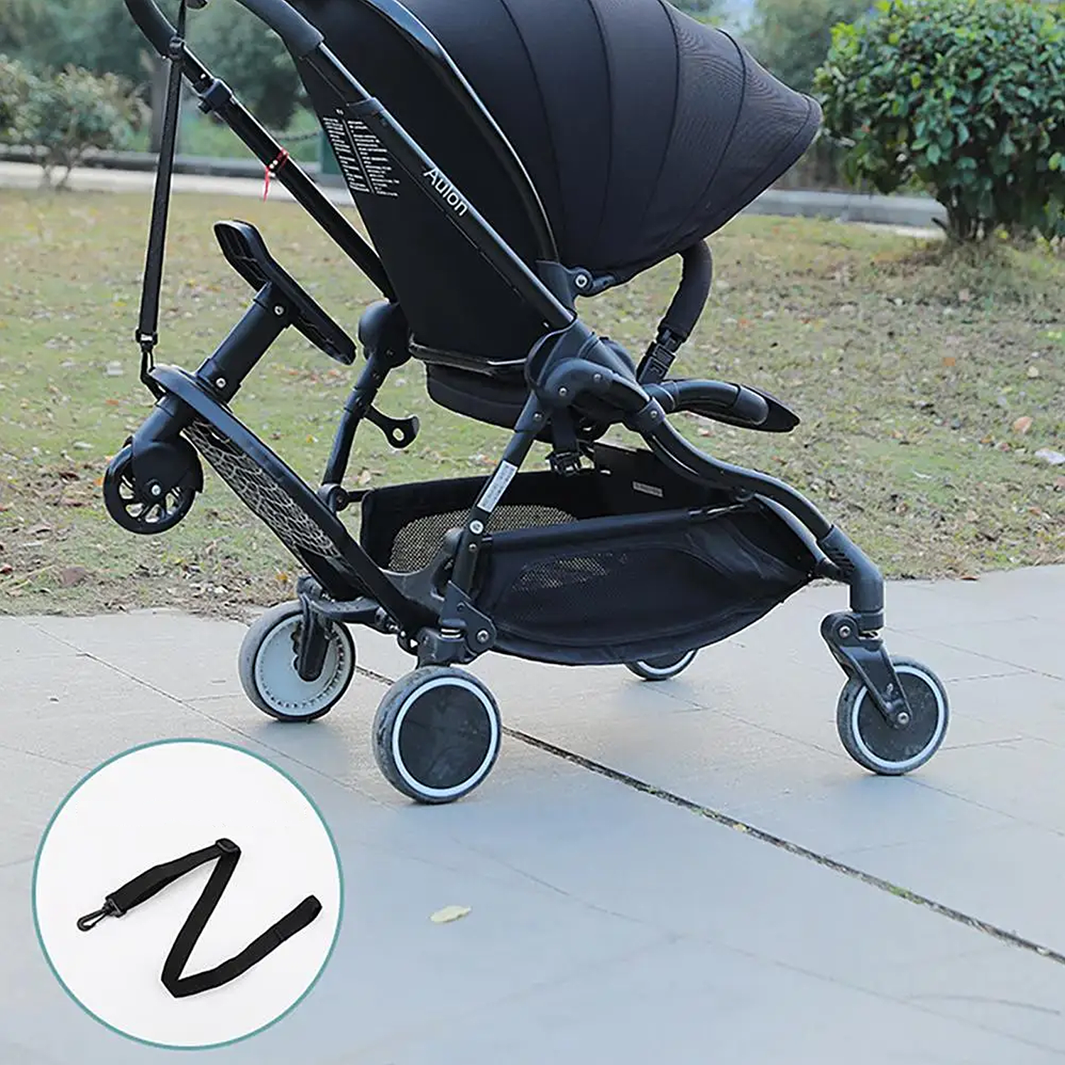 PATINETA MUNDO ONLINE NEGRO PARA COCHE HERMANO MAYOR CON ASIENTO - 6