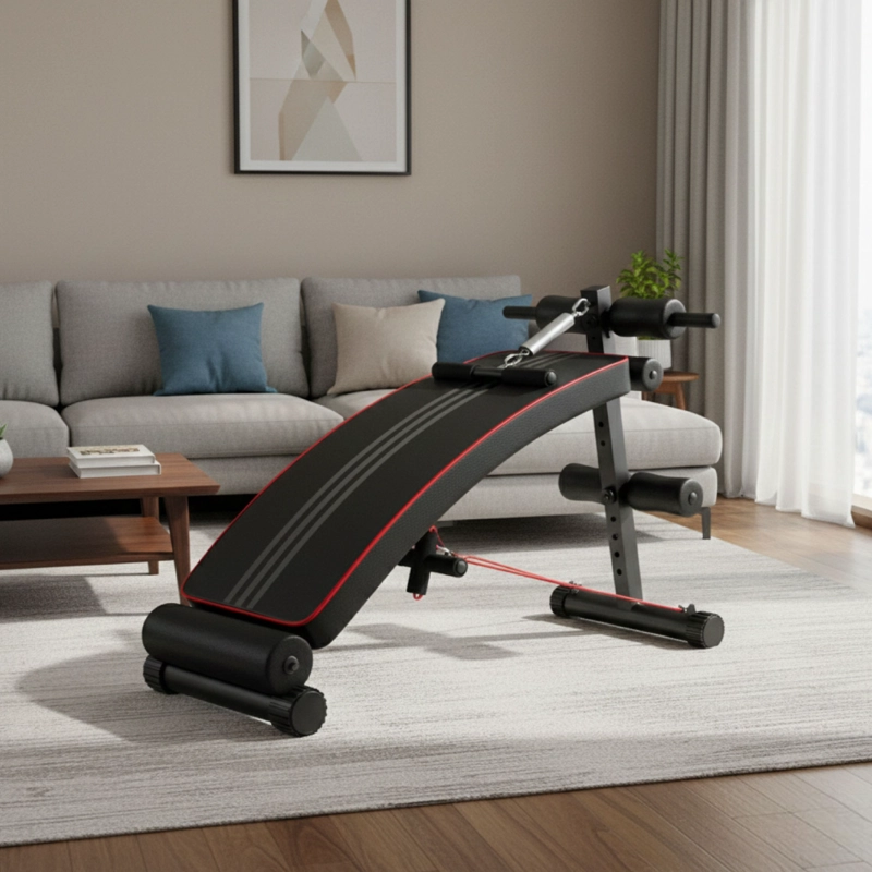 BANCA ABDOMINALES SPORTIME FULL PRO BICEPS TRICEPS CON BANDAS - 2