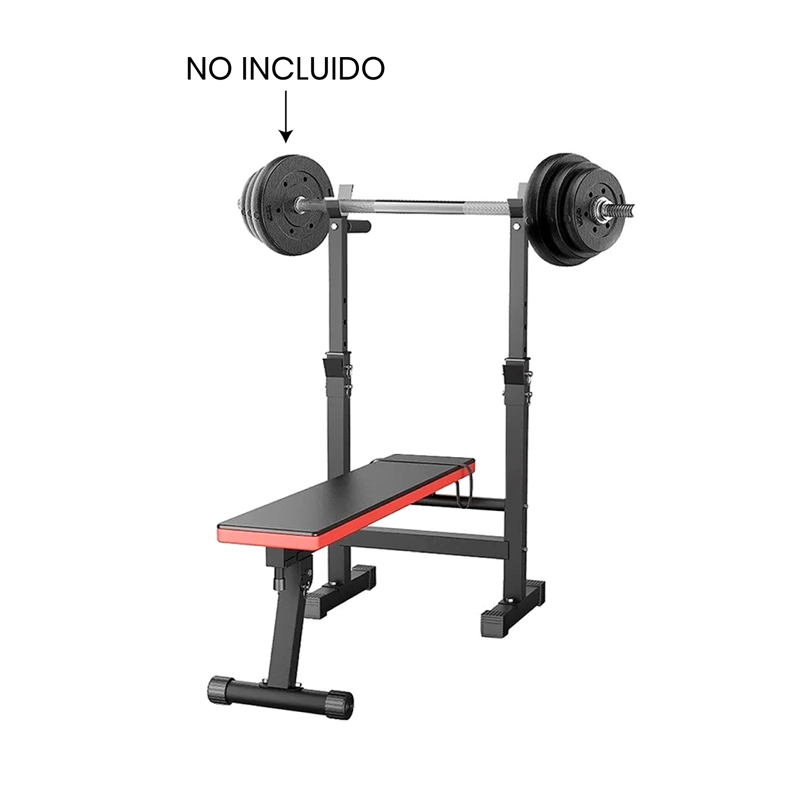 BANCA ABDOMINAL SPORTIME MULTIFUNCIONAL PLEGABLE ABDOMEN Y PESAS - 7