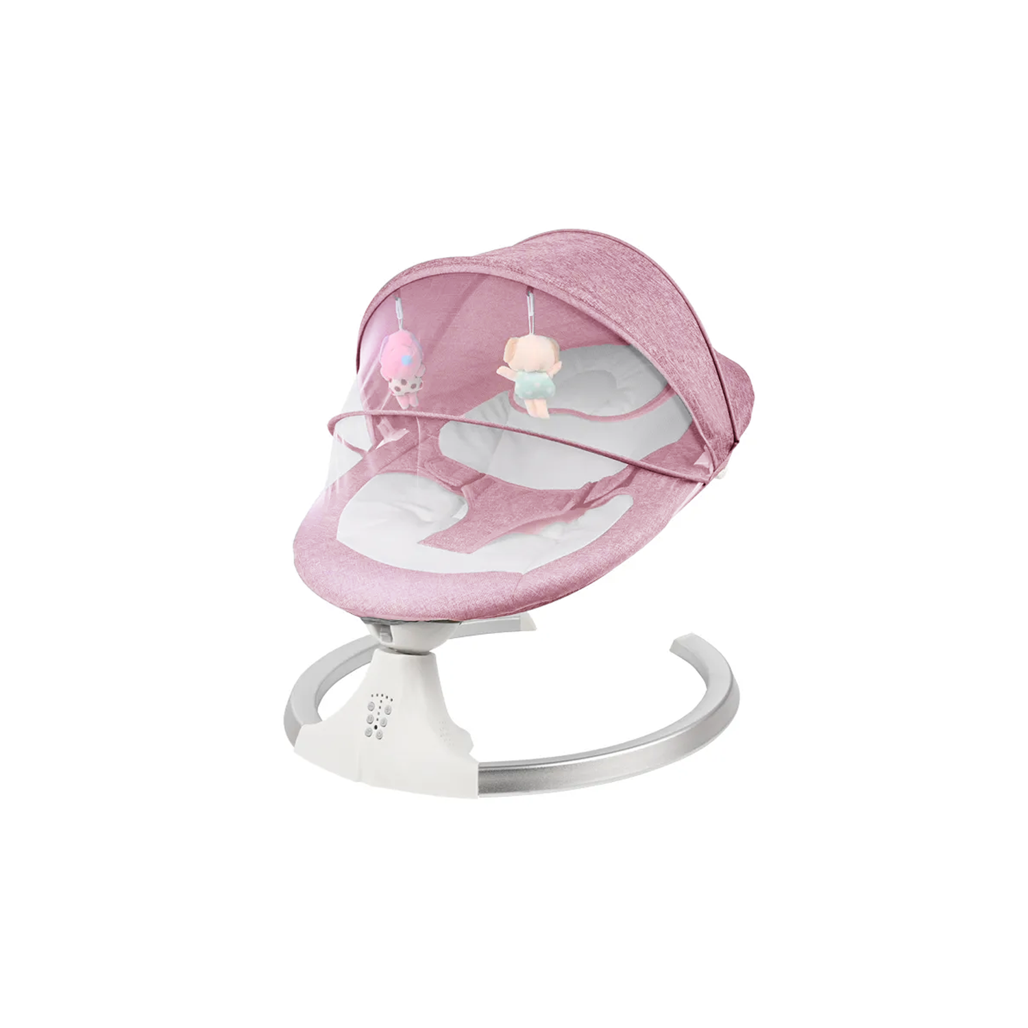 SILLA MUNDO ONLINE MECEDORA INTELIGENTE BEBÉS MULTIFUNCION ROSADO - 1