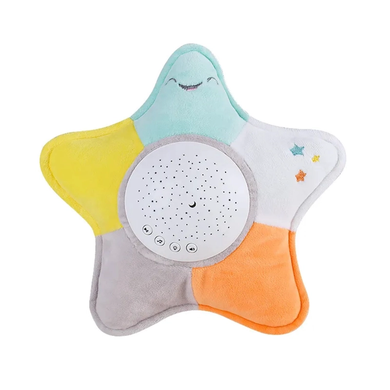 PELUCHE MUNDO ONLINE CON SONIDO RUIDO BLANCO LUZ NOCTURNA ESTRELLA MAR - 1