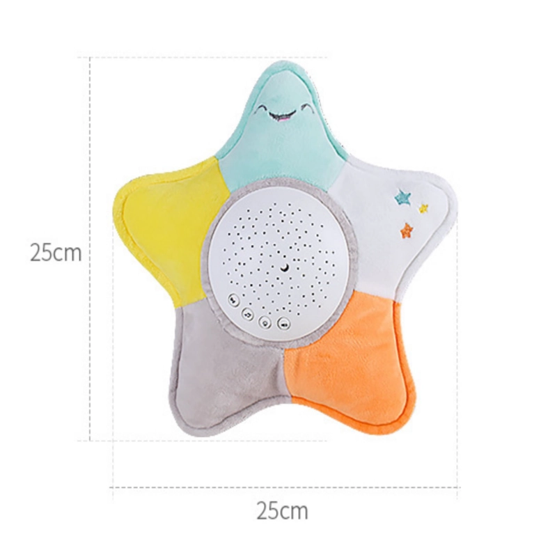 PELUCHE MUNDO ONLINE CON SONIDO RUIDO BLANCO LUZ NOCTURNA ESTRELLA MAR - 3