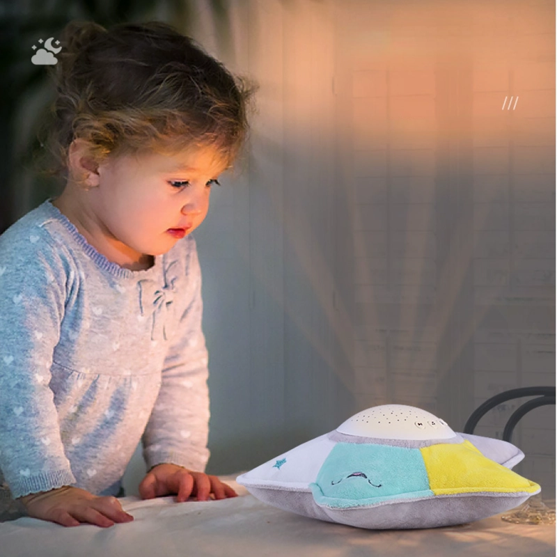PELUCHE MUNDO ONLINE CON SONIDO RUIDO BLANCO LUZ NOCTURNA ESTRELLA MAR - 6