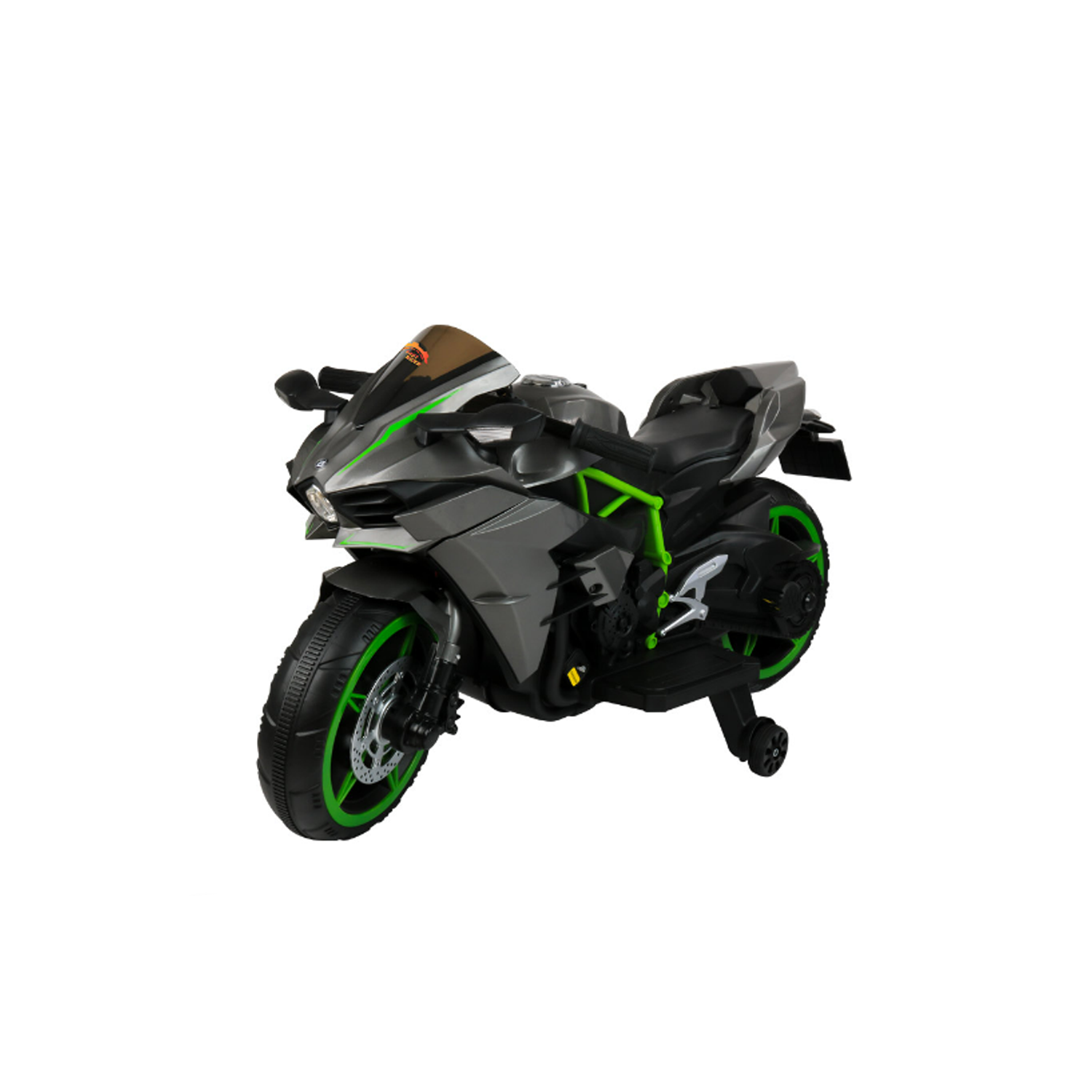 MOTO ELECTRICA NIÑOS ALTA GAMA LUCES LED Y SONIDOS NEGRA - 3