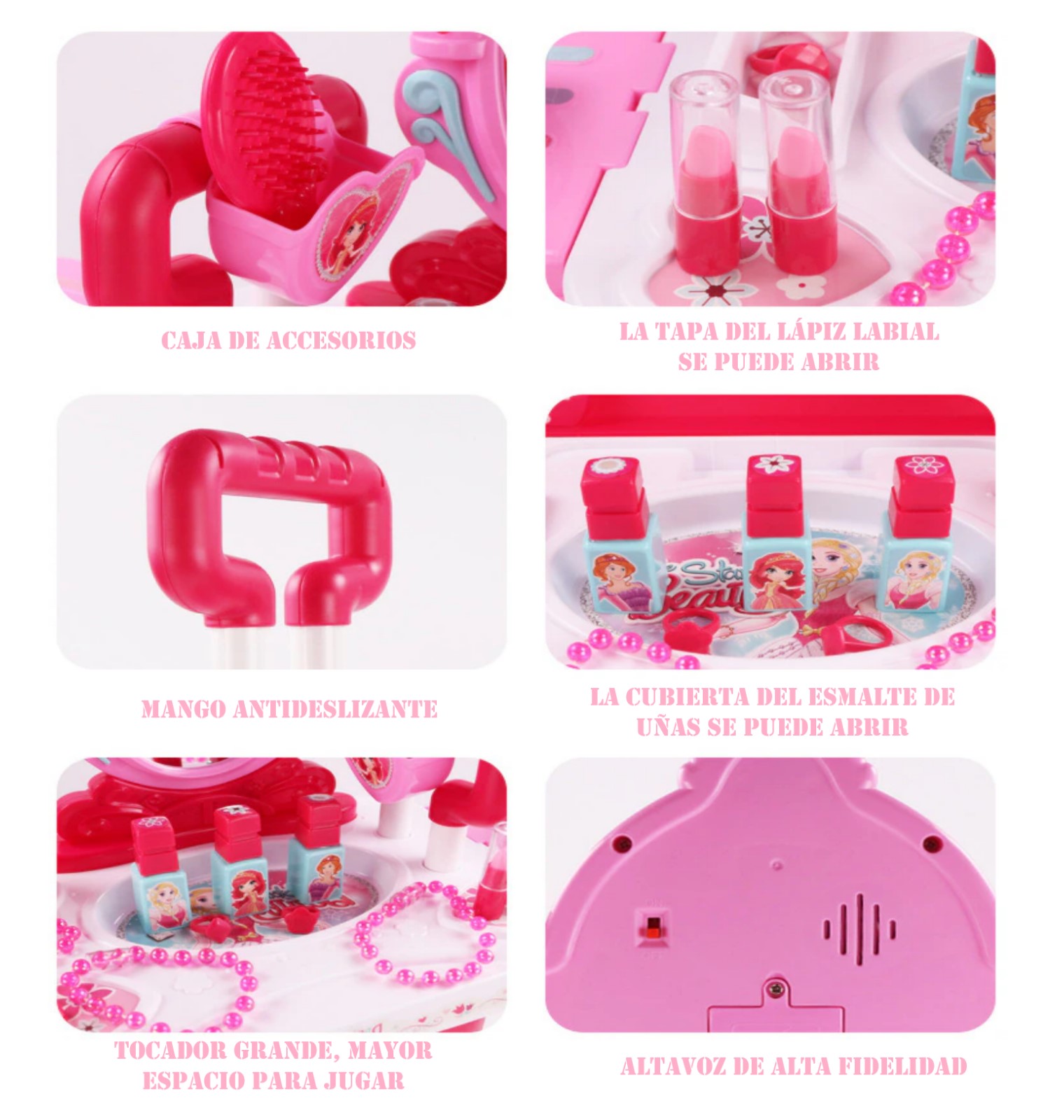 JUGUETE SET MALETIN TOCADOR NIÑA - 5