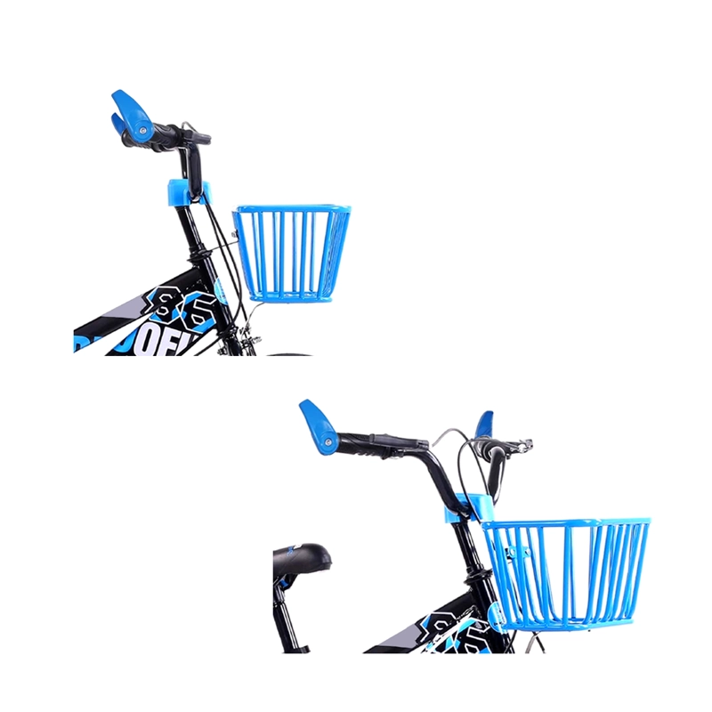 BICICLETA MOUNTAIN BIKE LUCES LED Y COLORES ARO 12 CELESTE - 3