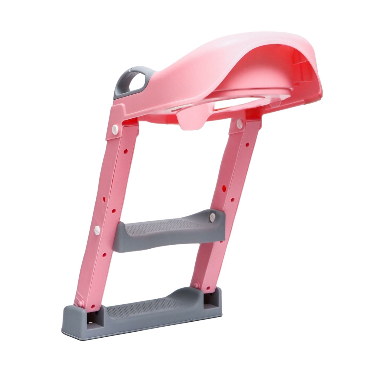 ESCALERA MUNDO ONLINE ASIENTO ADAPTADOR BAÑO NIÑOS/BEBÉS ROSADO - 2