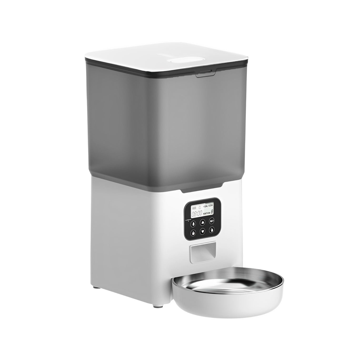DISPENSADOR PERROS ALIMENTO AUTOMATICO VOZ MUNDO ONLINE 6 L - 1