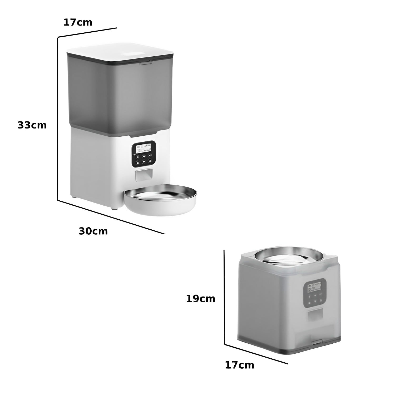 DISPENSADOR PERROS ALIMENTO AUTOMATICO VOZ MUNDO ONLINE 6 L - 3